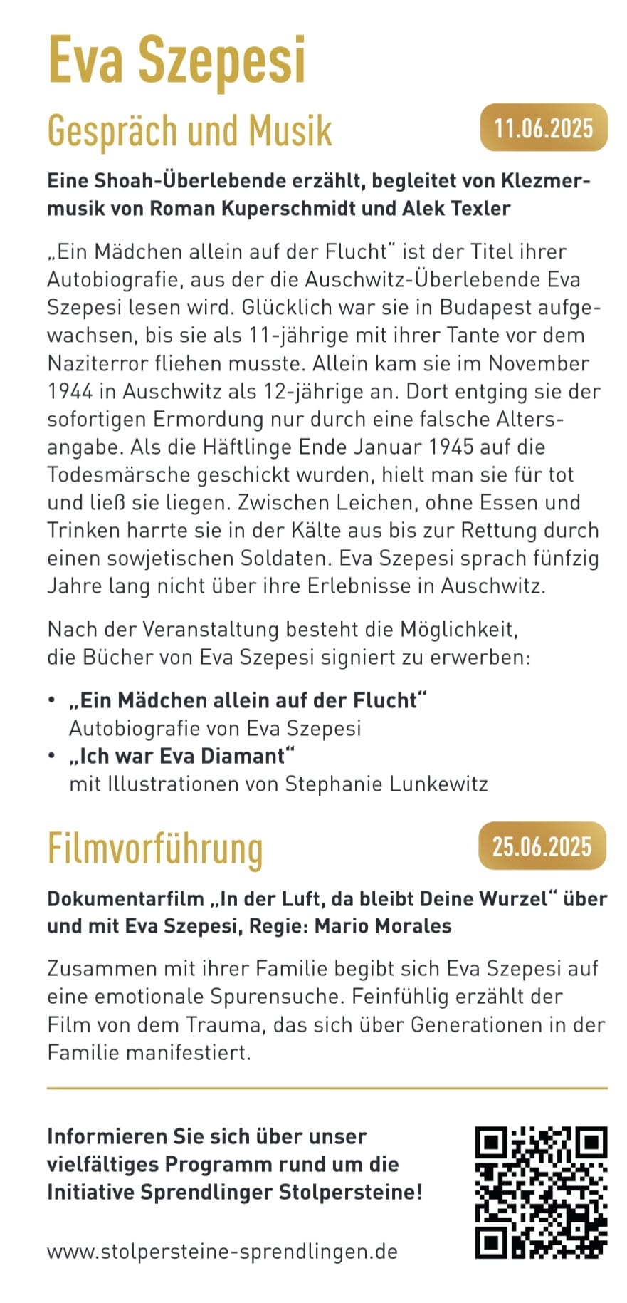 Rückseite_Veranstaltung Eva Szepesi